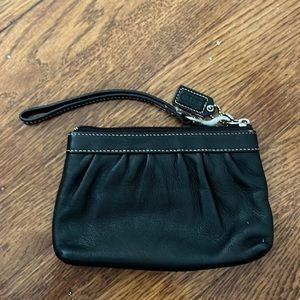 Black Coach Wristlet